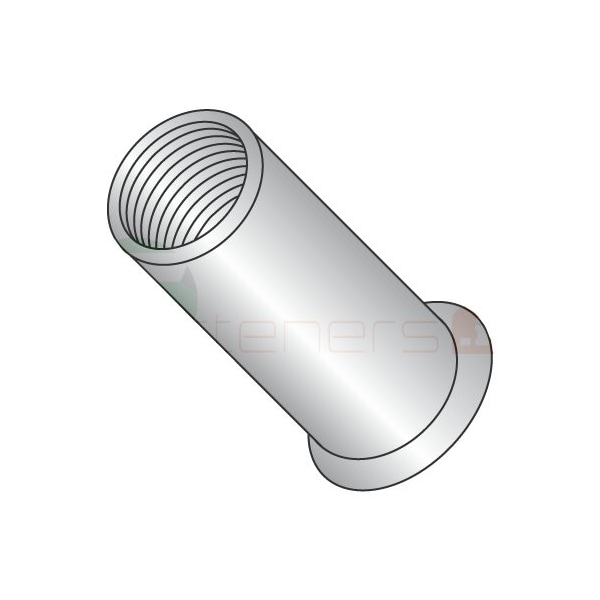 Newport Fasteners Rivet Nut, #10-32 Thread Size, 0.3 in Flange Dia., 0.435" L, Stainless Steel, 1000 PK 608088 - main